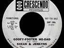 SHEAN & JENKYNS-Goofy Footer Ho Dad-Rare Surf Promo 45-CRESCENDO #198X