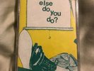 Elliott Smith, So, What Else Do You Do? Cassette Tape, First Ever Solo Recording