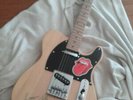 ROLLING STONES autogram KEITH télécaster PAINT IT BLACK signed live MICK JAGGER