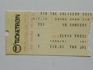 ELVIS PRESLEY-  GENUINE SEVENTIES CONCERT TICKET