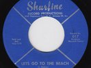 LARRY & THE LOAFERS Let's Go To The Beach RARE M- US 45 garage mod dancer HEAR