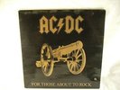 AC/DC - FOR THOSE ABOUT TO ROCK PORTADA NEGRA  VINILO LP