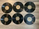 Six 12 Inch 16 2/3 rpm Seeburg Music Library Background Records