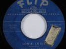 Rock & Roll 45 RICHARD BERRY Louie Louie FLIP HEAR