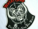 EX/EX Motorhead The One To Sing The Blues Vinyl Shaped Picture Pic Disc