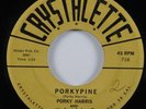 Instrumental Rockabilly Tittyshaker 45 PORKY HARRIS Porkypine CRYSTALETTE HEAR