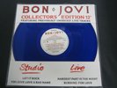 Vinyl Record 12” BON JOVI LET IT ROCK Collector's Edition Blue Vinyl (6)15
