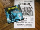 METALLICA Night of the banging head 2LP live at the keystone Palo Alto 83 poster