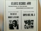 ATLANTIC IN-STORE PROMO LP Booker T & MG's / Super Hits V RARE (NM-) Vinyl LP