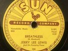 JERRY LEE LEWIS Breathless on Sun 288 Rockabilly 78 RPM