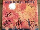 New Model Army - Never Arriving   7”  Vinyl Signed autographed