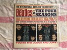 The Beatles vs The Four Seasons 1964 VJ DX 30 Mono 2 L.P. Gatefold No Poster