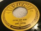 JAMES COTTON Cotton Crop Blues SUN BLUES Mariano REPRO '73 nm 45 SUN 206