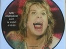OZZY OSBOURNE Live in Lund Picture Disc Record Pic Lp UK Import 1985 Rare