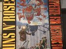 Guns N' Roses ?– Appetite For Destruction Lp 1988 Uk & Europe Withdrawn Sleeve