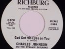 CHARLES JOHNSON, DYNAMIC GAYLARKS: Richburg Sweet Soul Gospel Funk 45 HEAR