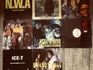 Hip Hop vinyl records x 8 inc. NWA, Brand Nubian, Ice-T, Da Lenchmob, Run-DMC
