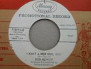 ROCKABILLY 45 BEN HEWITT ON MERCURY DJ I WANT A NEW GIRL NOW/MY SEARCH