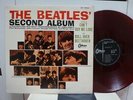 THE BEATLES / SECOND ALBUM, RARE RED WAX JAPAN ONLY ORIG. 1964 ODEON LP INSERT