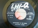 Hi-Q The Royal Jokers September In the Rain / Spring original 1957 doo-wop 45 NM