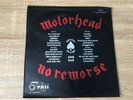 MOTORHEAD No Remorse Limited edition d/ble vinyl LP in leather sleeve ,