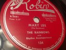 THE RAINBOWS 78 RPM 1954 (EX) DOO WOP