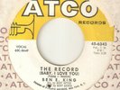 BEN E KING The Record ( Baby I Love You ) ATCO  NORTHERN SOUL USA 45