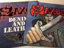 Saxon Same + Saxon ?Denim and Leather Vinyl 2LP Carrere French