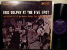 ERIC DOLPHY At The Five Spot V1 LP PRESTIGE NEW JAZZ NJLP 8260 MONO RVG 1961