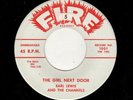 DOOWOP-EARL LEWIS/CHANNELS-THE GIRL NEXT DOOR/MY HEART IS SAD-FIRE 1001-AUTOGRAP
