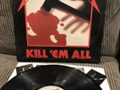 Metallica Kill Em All First Press Lp Megaforce Records.  Megadeth Thrash Exodus