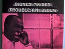 SIDNEY MAIDEN w/K.C.DOUGLAS TROUBLE & BLUES RARE ORIG '61 BLUESVILLE MONO LP RVG
