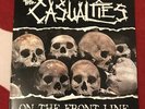 The Casualties - On The Front Line CLEAR Vinyl Lp Side One Dummy Records