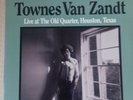 Townes Van Zandt - Live at The Old Quarter Houston Texas - Double LP 180 gm