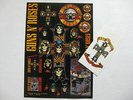 GUNS N' ROSES Appetite For Destruction LP 1987 Germany with STICKERS EX+