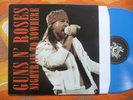 RARE GUNS N' ROSES NIGHTRAIN TO NOWHERE LP BLUE VINYL NY RITZ 1988
