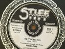 NICK LOWE - SO IT GOES  Rare 1976 7 Inch Vinyl Single Stiff Label Punk Rock