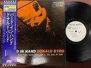 MINT  DONALD BYRD BYRD IN HAND BLUE NOTE LNJ-80093 OBI STEREO W.PROMO JAPAN LP