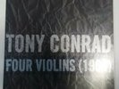 Tony Conrad Four Violins (1964) LP EX