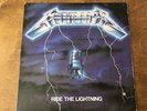 Metallica ?– Ride The Lightning LP Elektra 9 60396-1 Heavy Metal Thrash Insert