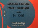 Vasco Rossi ?Vado Al Massimo BLUE VINYL LP VINILE copia nr. 46 Sigillato