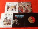 5 X QUEEN - FREDDIE MERCURY - Vinyl Singles 