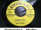 ? LARRY TRIDER promo 'Carbon Copy' NM  + Cover POPCORN northern soul 45