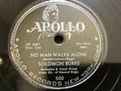 Original ’Apollo' USA 78RPM: R&B Soul: Solomon Burke: No man walks Alone  Ex