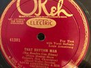 Okeh 41281 Louis Armstrong Orch THAT RHYTHM MAN 1929  Jazz V+/E-