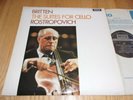 DECCA SXL 6393 UK - BENJAMIN BRITTEN - CELLO SUITES *MSTISLAV ROSTROPOVICH* NM
