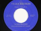 Garage Psych Breaks 45 - New Americans - Brotherhood Of Peace - Triad VG+ rare