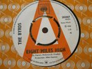 THE BYRDS EIGHT MILES HIGH / WHY  7Iin SINGLE RARE DEMO 1966 CBS RECORDS