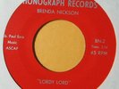 funk sweet soul 45 BRENDA NICKSON Lordy Lord PHONOGRAPH listen