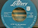 Eddie Cochran Liberty 55056 SITTIN' IN THE BALCONY (ROCKABILLY 45) PLAYS VG+